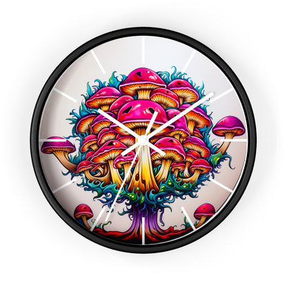 Mushroom Mystique 10" Wall clock #2