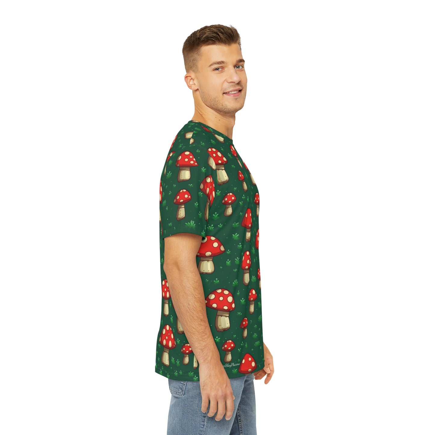 Mushrooms Everywhere Polyester Tee (AOP)