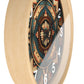 Native American pattern Wall Clock #1w/ numbers