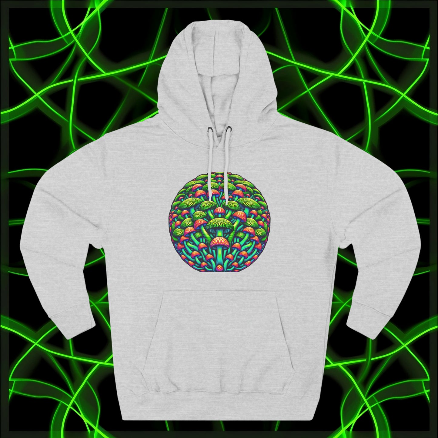 Mushrooms illusions hoodie #2