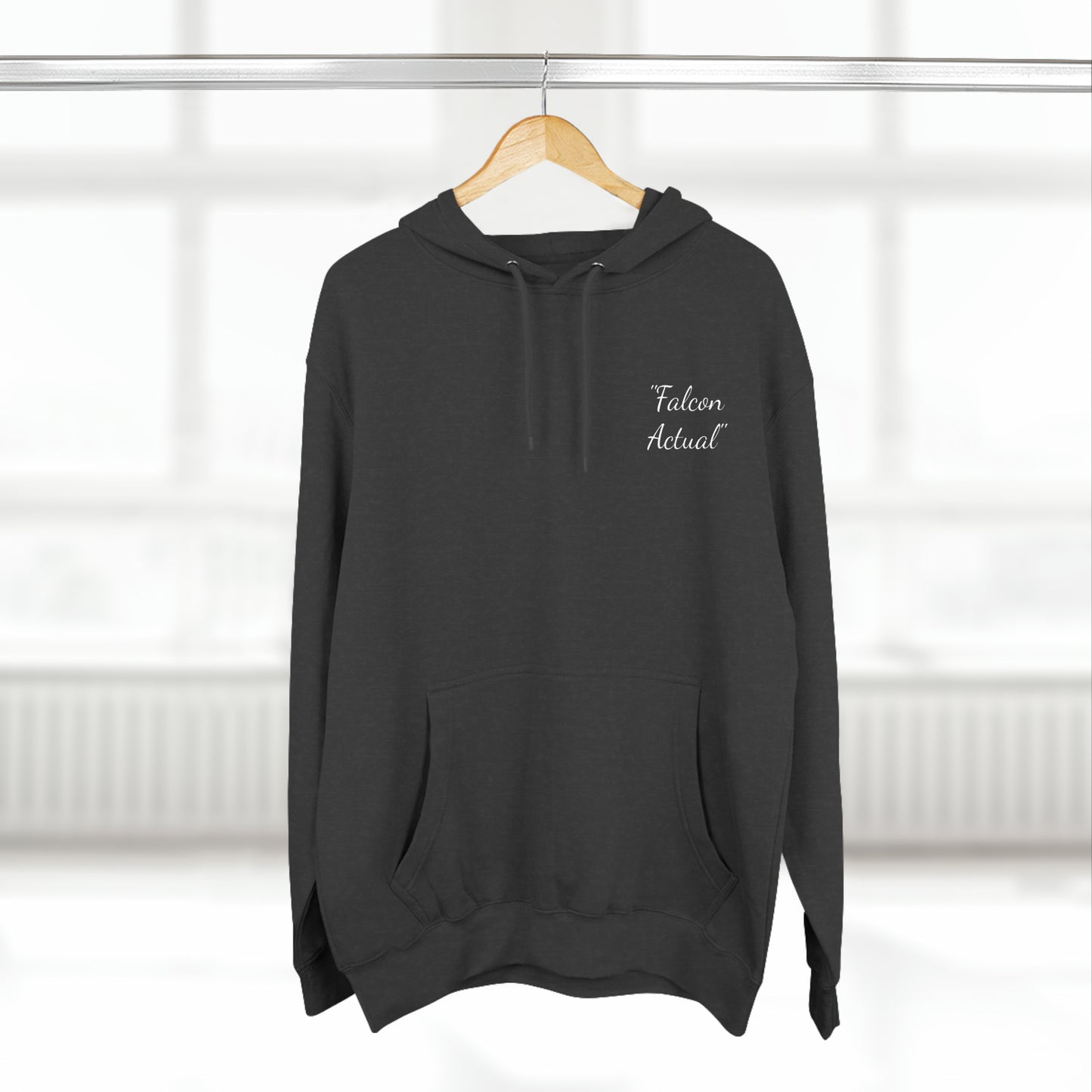 "Falcon Actual" Blue Falcon Hoodie