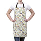 Mushroom pattern cooking Apron