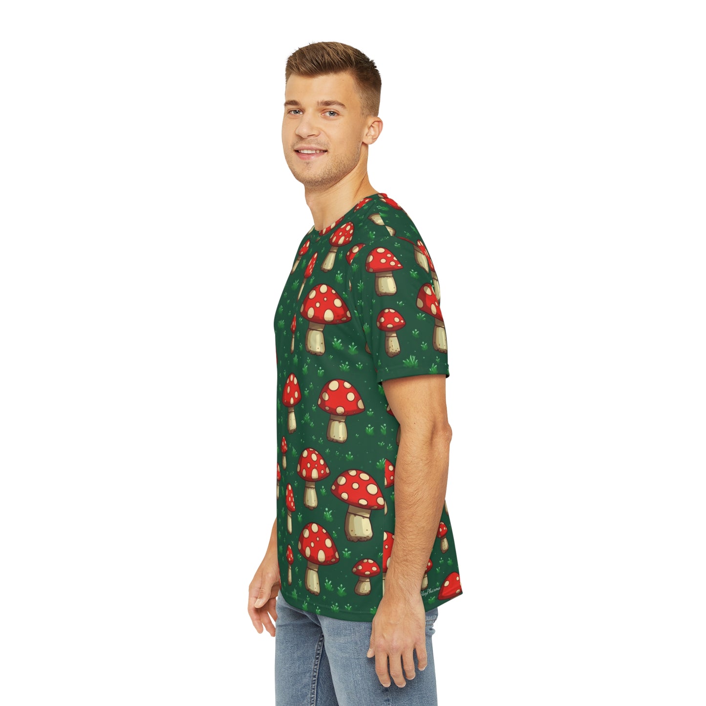 Mushrooms Everywhere Polyester Tee (AOP)