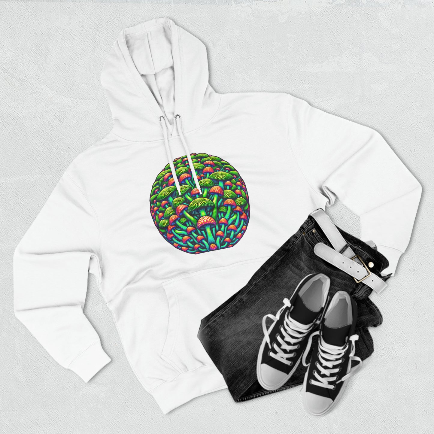 Mushrooms illusions hoodie #2