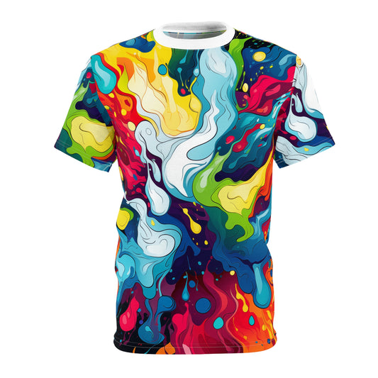 Color Splash – Abstract Paint Unisex Tee
