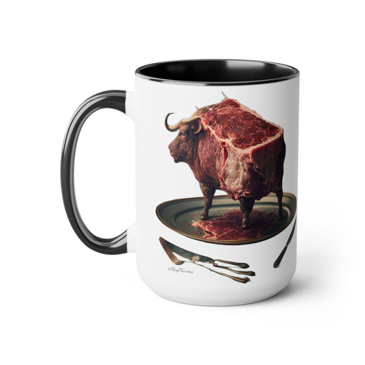 Carnivore Keto Coffee Mug, 15oz