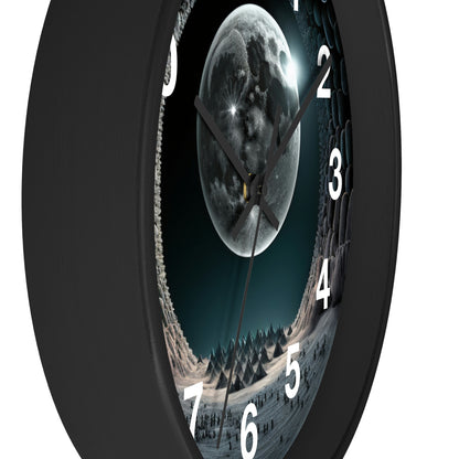 Lunar dreams Wall Clock w/ numbers