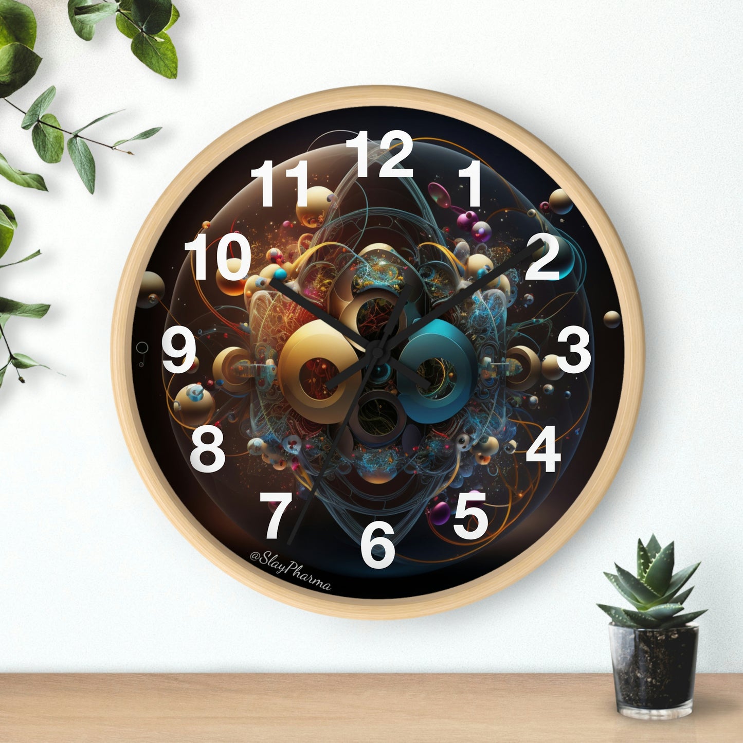 Atomic Wall Clock #4 w/ numbers