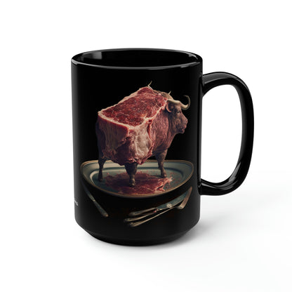 "Extra Rare" Black Mug, 15oz