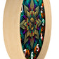 Mandala pattern Wall Clock #2 w/ numbers