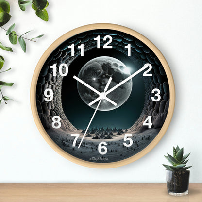 Lunar dreams Wall Clock w/ numbers