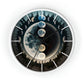 Lunar Dreams Wall Clock #2 w/ lines