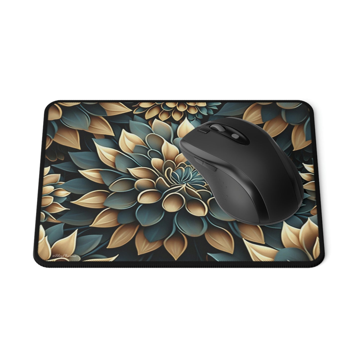 Victorian Floral Pattern Mouse Pad #2