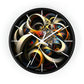 Geometric Wall Clock #6 w/ lines