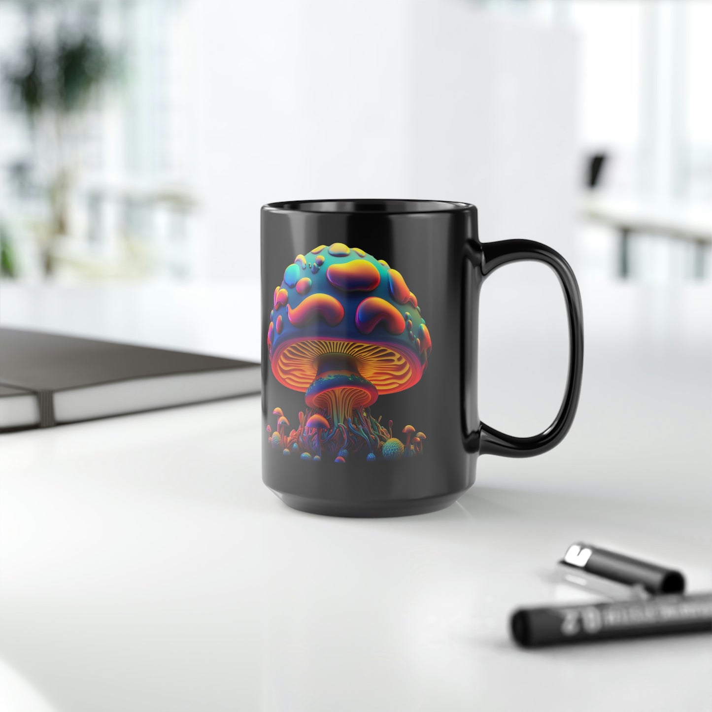 Magic Mushroom Mug #3, 15oz