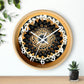 Geometric Wall Clock #7 w/ numbers