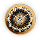 Geometric Wall Clock #7 w/ numbers