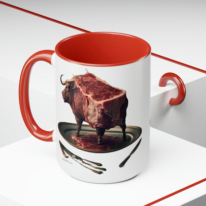 Carnivore Keto Coffee Mug, 15oz