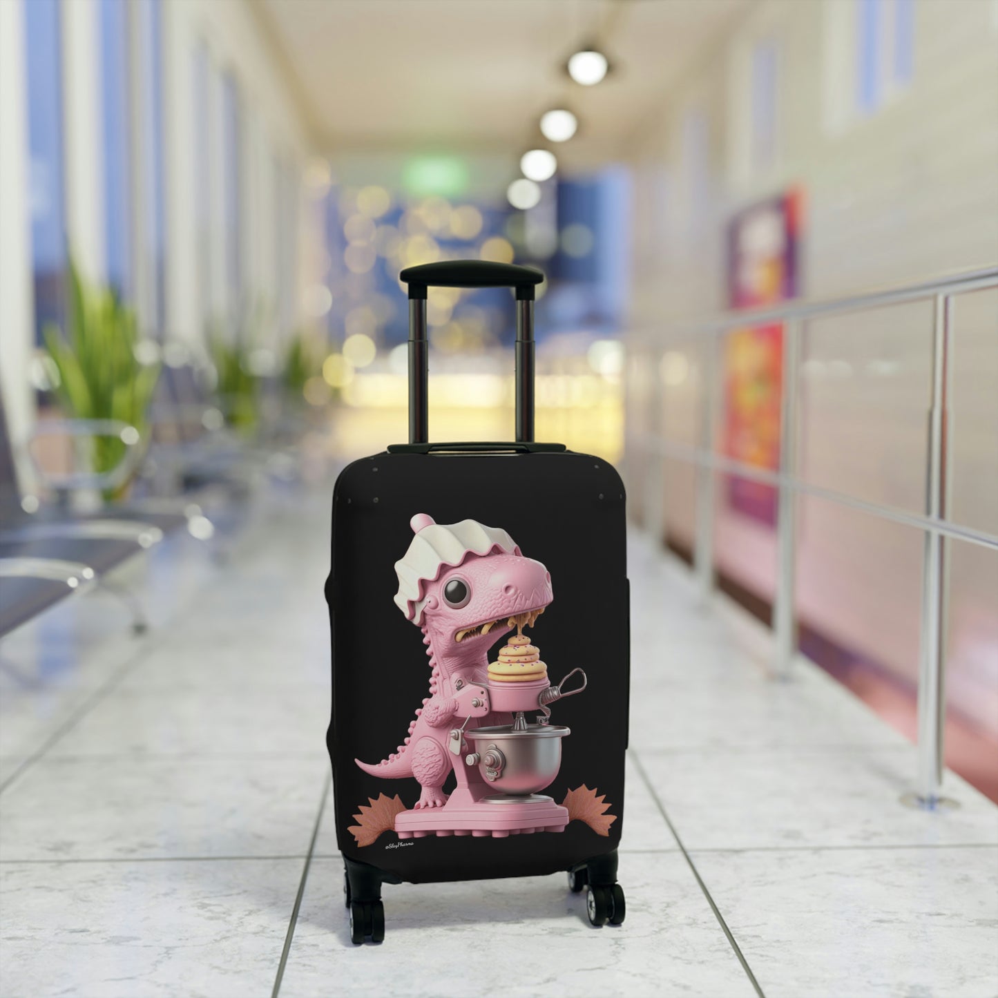 Dinosaur Baker Luggage Cover #3