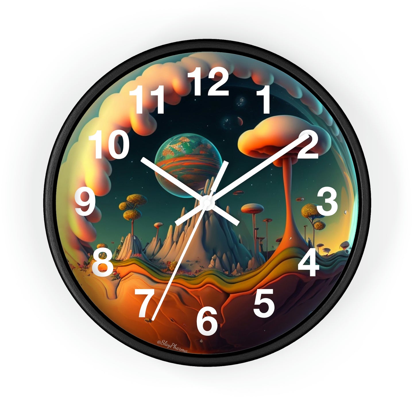 Other Worlds Wall Clock #4 w/ numbers