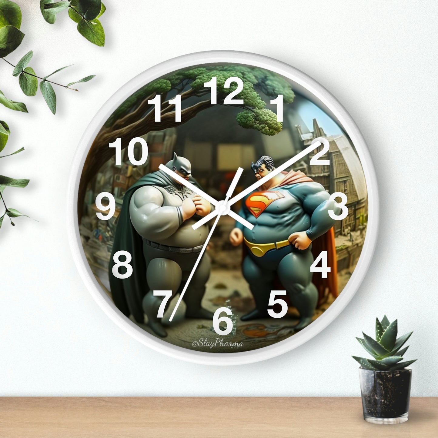 Other Worlds Wall Clock #5 w/ numbers