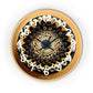 Geometric Wall Clock #7 w/ numbers