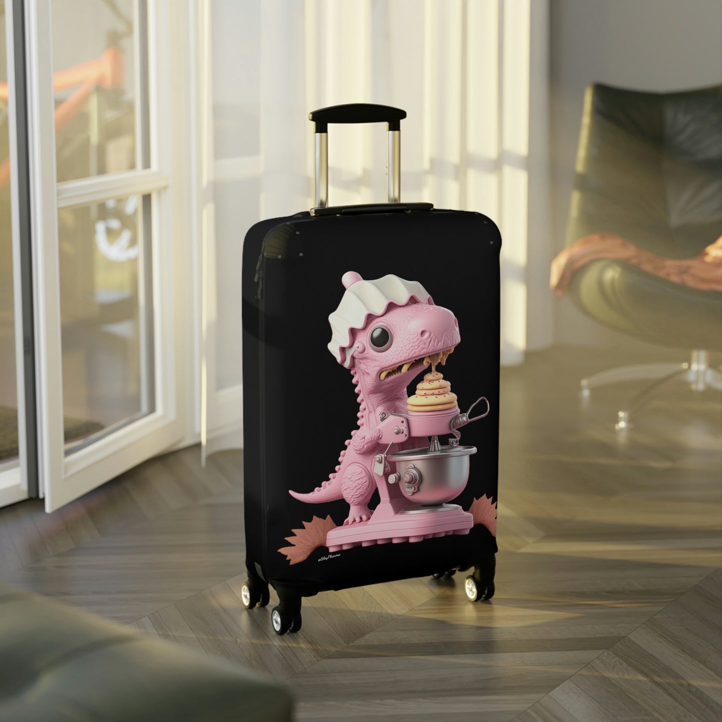 Dinosaur Baker Luggage Cover #3