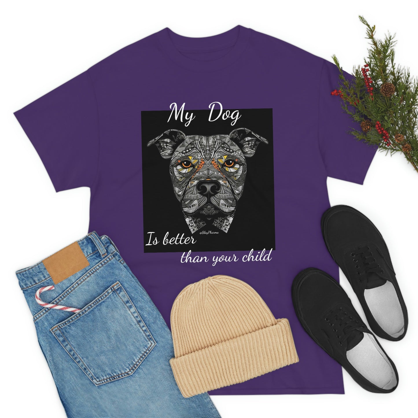 "My dog is better than your child" Festival T-Shirt