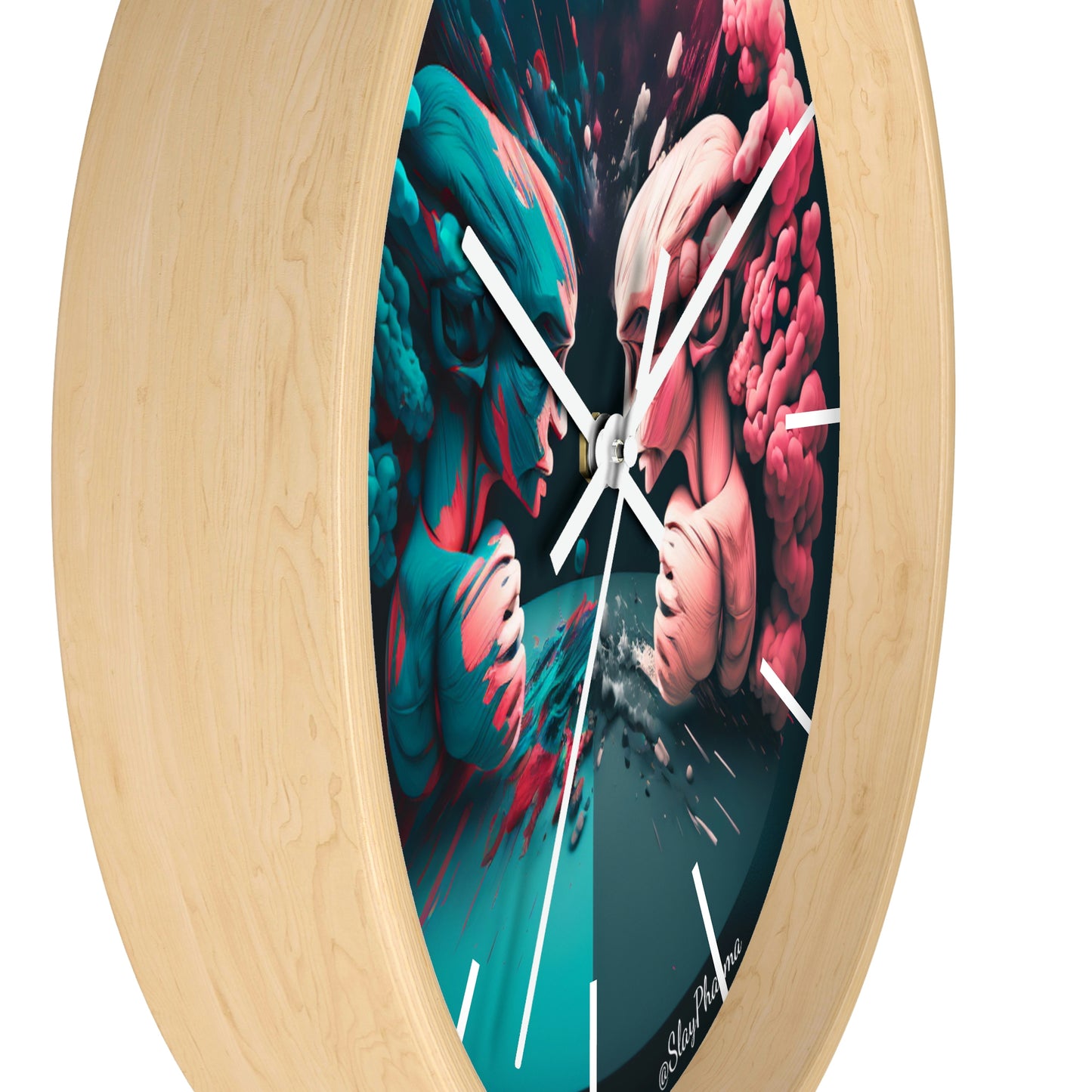 Duality Wall Clock #2 w/ lines