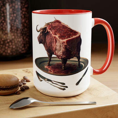 Carnivore Keto Coffee Mug, 15oz