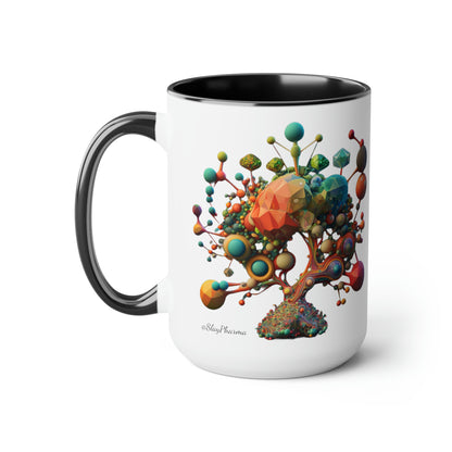 Tree of Infinite Possibility Mushroom Coffee Mug, 15oz