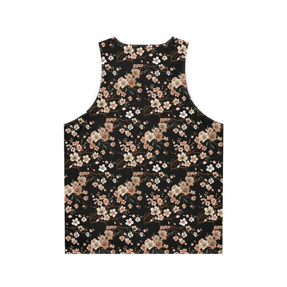 Mystic Samurai Cherry Blossom Tank Top