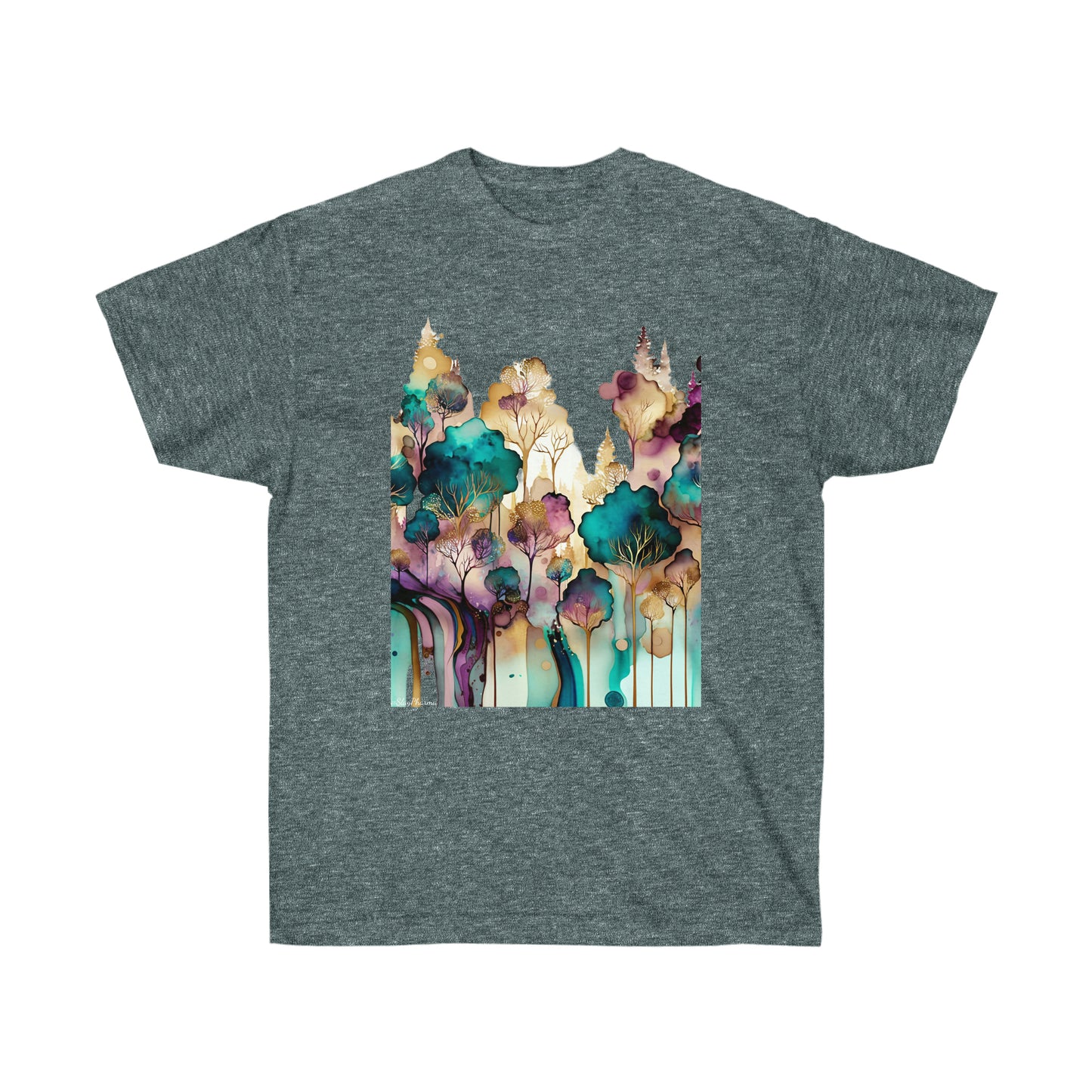 Water color forest Unisex Tee