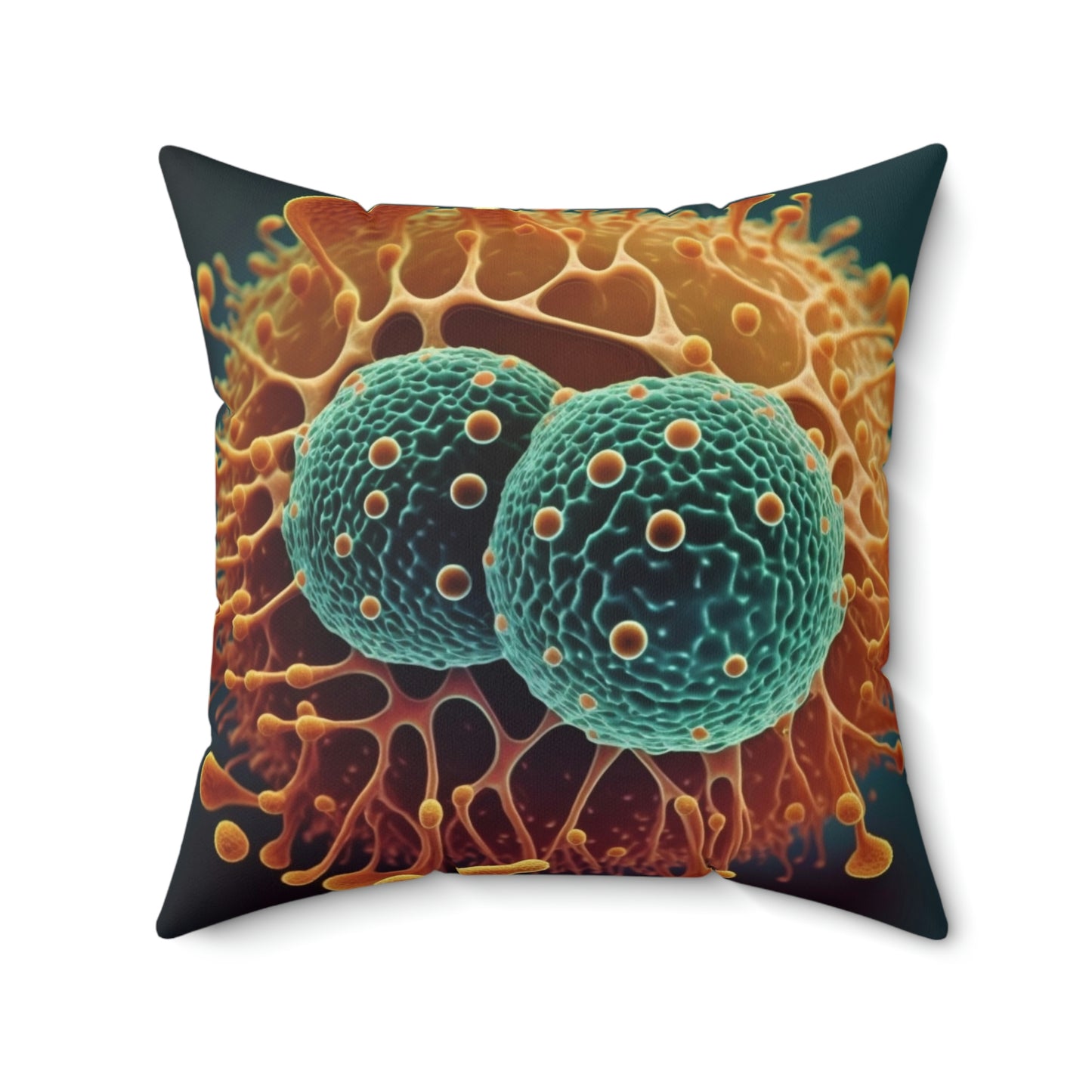 The Germ reversible throw pillow