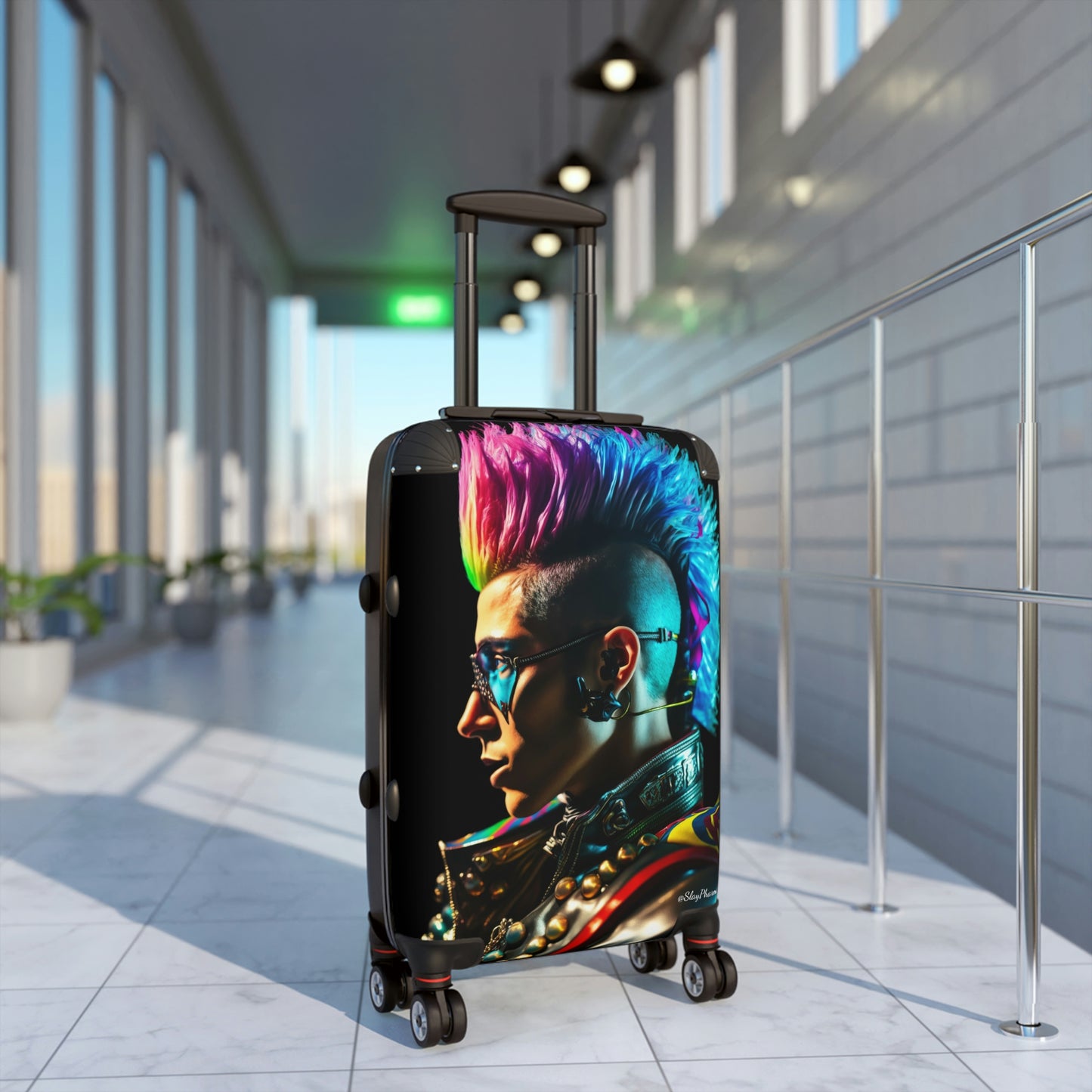 "Cyber Punk Rocker" Suitcases