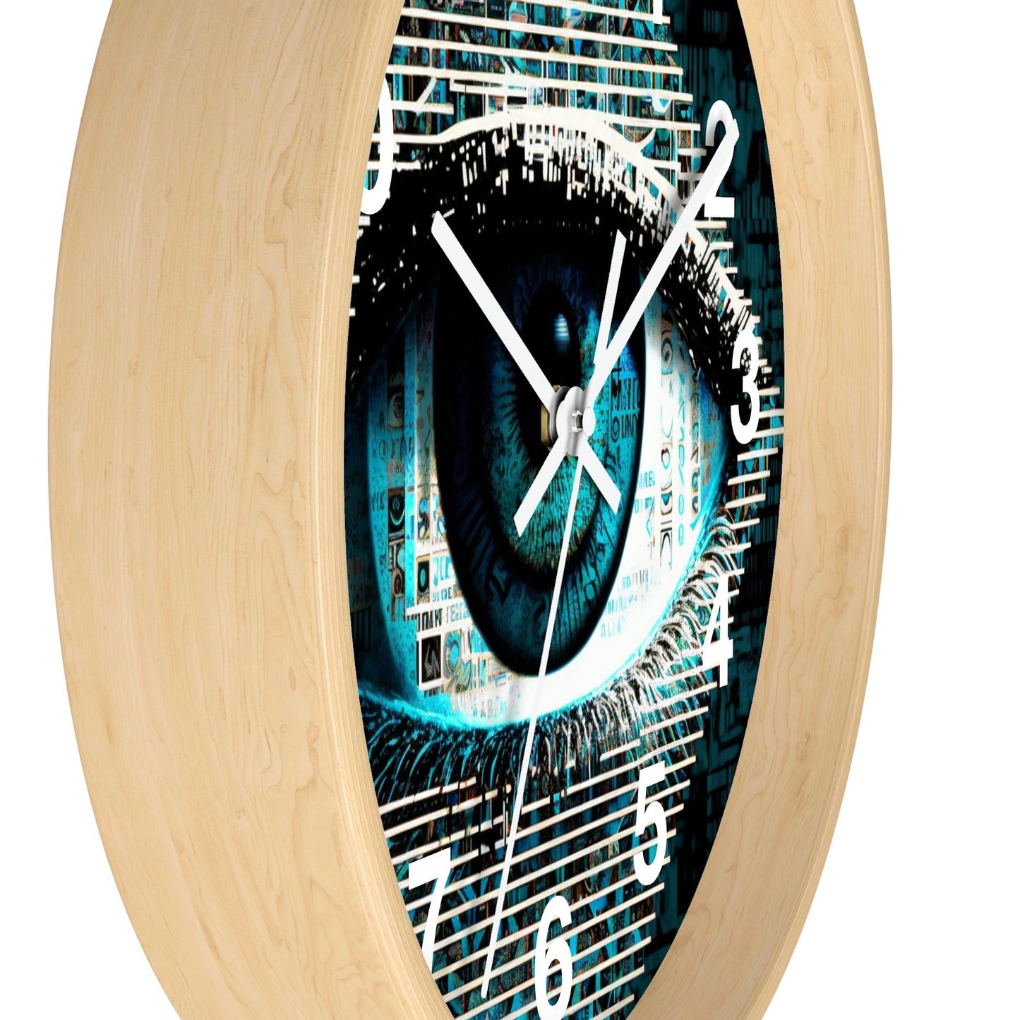 All Seeing Eye Wall Clock #2 w/ numbers