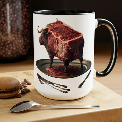 Carnivore Keto Coffee Mug, 15oz