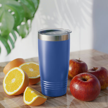 "Falcon Actual" Blue Falcon Ringneck Tumbler, 20oz