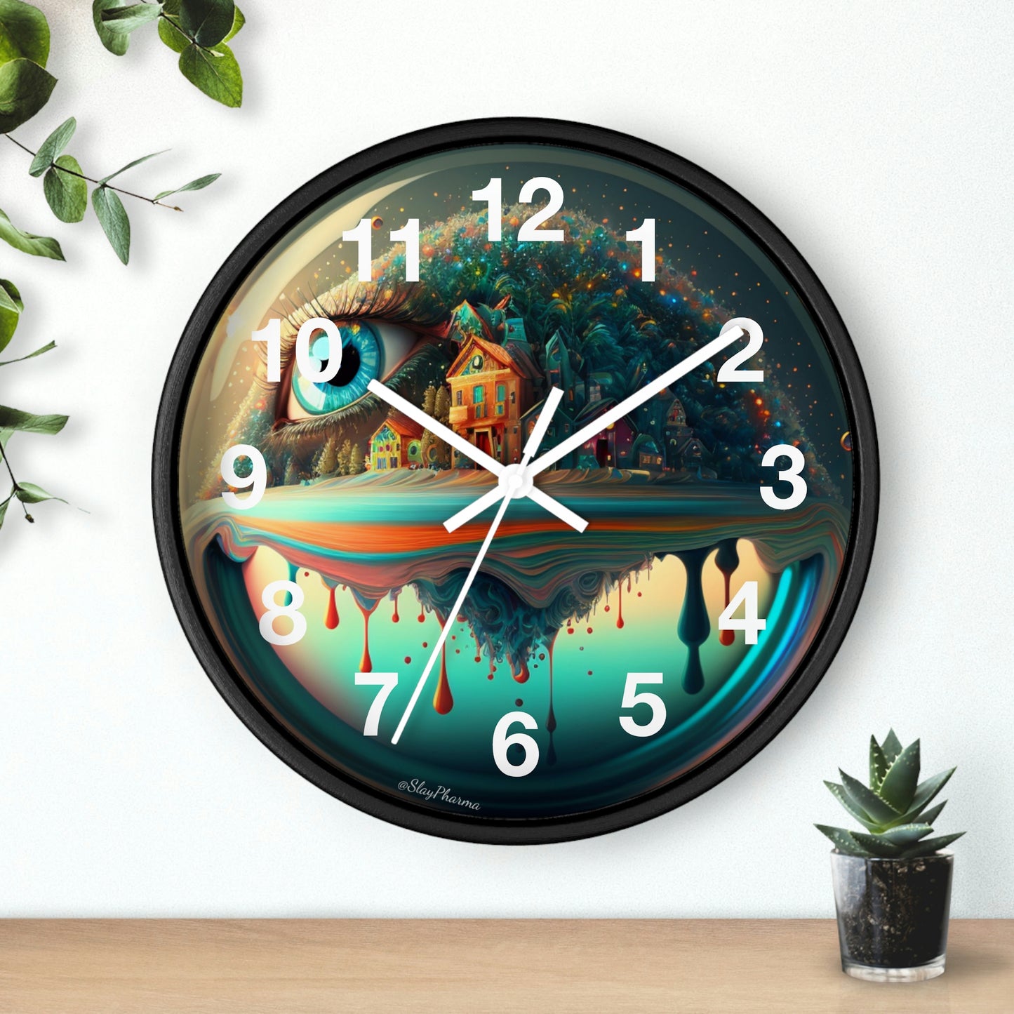 Other Worlds Wall Clock #2 w/ numbers