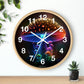 Glowing Mushroom Wall Clock w/ numbers