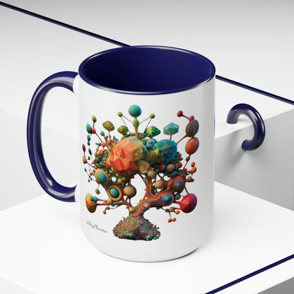 Tree of Infinite Possibility Mushroom Coffee Mug, 15oz