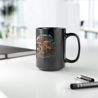 Magic Mushroom Mug #8, 15oz