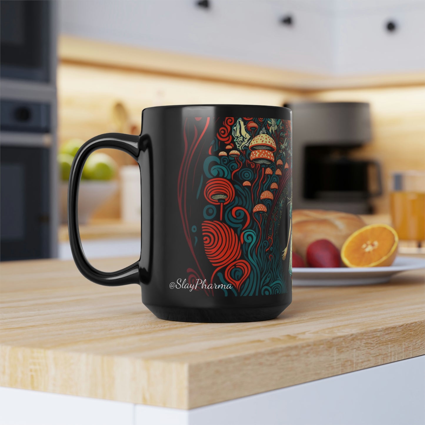 Alice Magic Mushroom Mug, 15oz