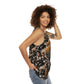Business Dinosaur Cherry Blossom Tank Top #2