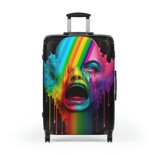 "Becoming is Suffering" Suitcases