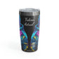 "Falcon Actual" Blue Falcon Ringneck Tumbler, 20oz