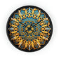 Muqarnas pattern Wall Clock w/ lines
