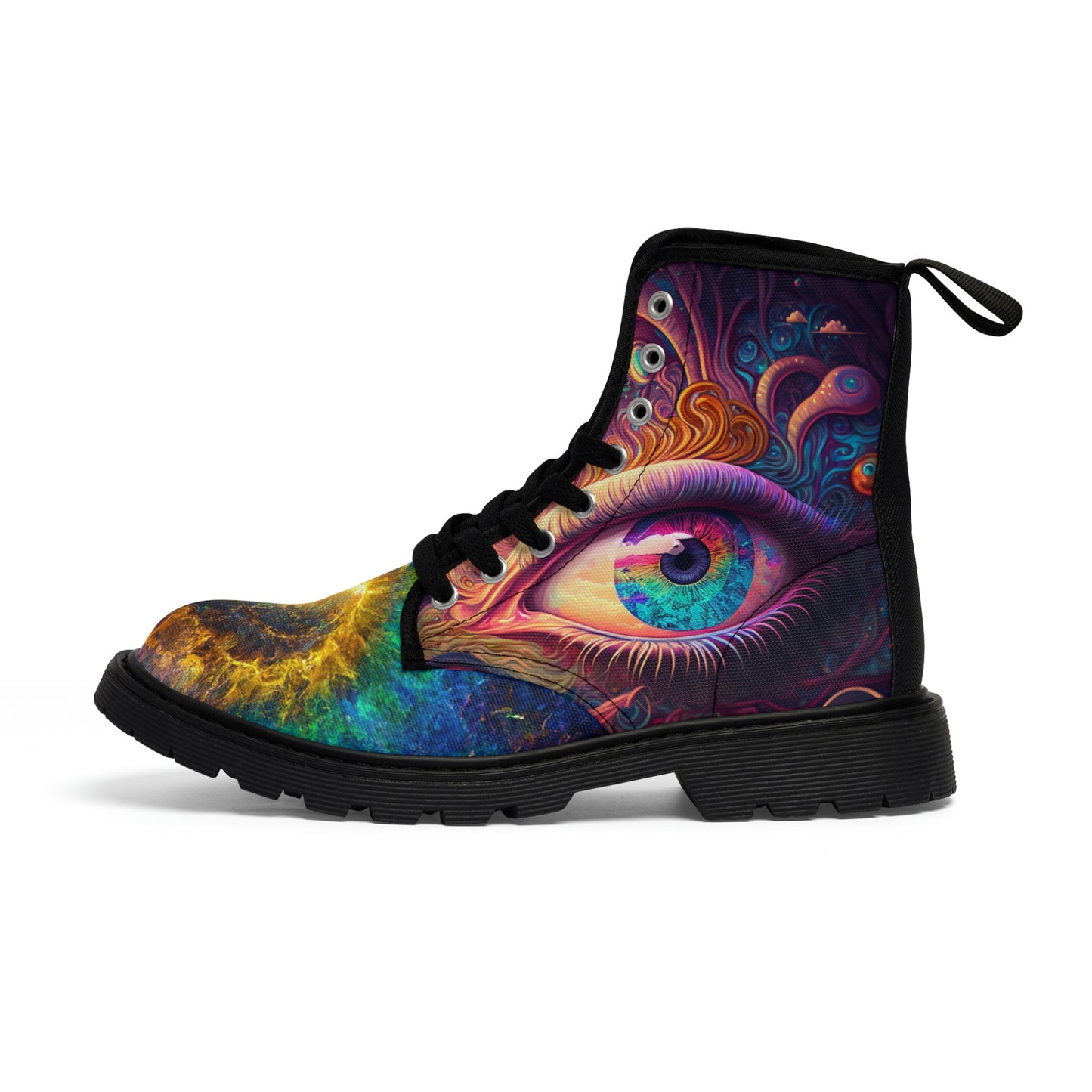 Men's Psychedelic Mushroom inspired boots