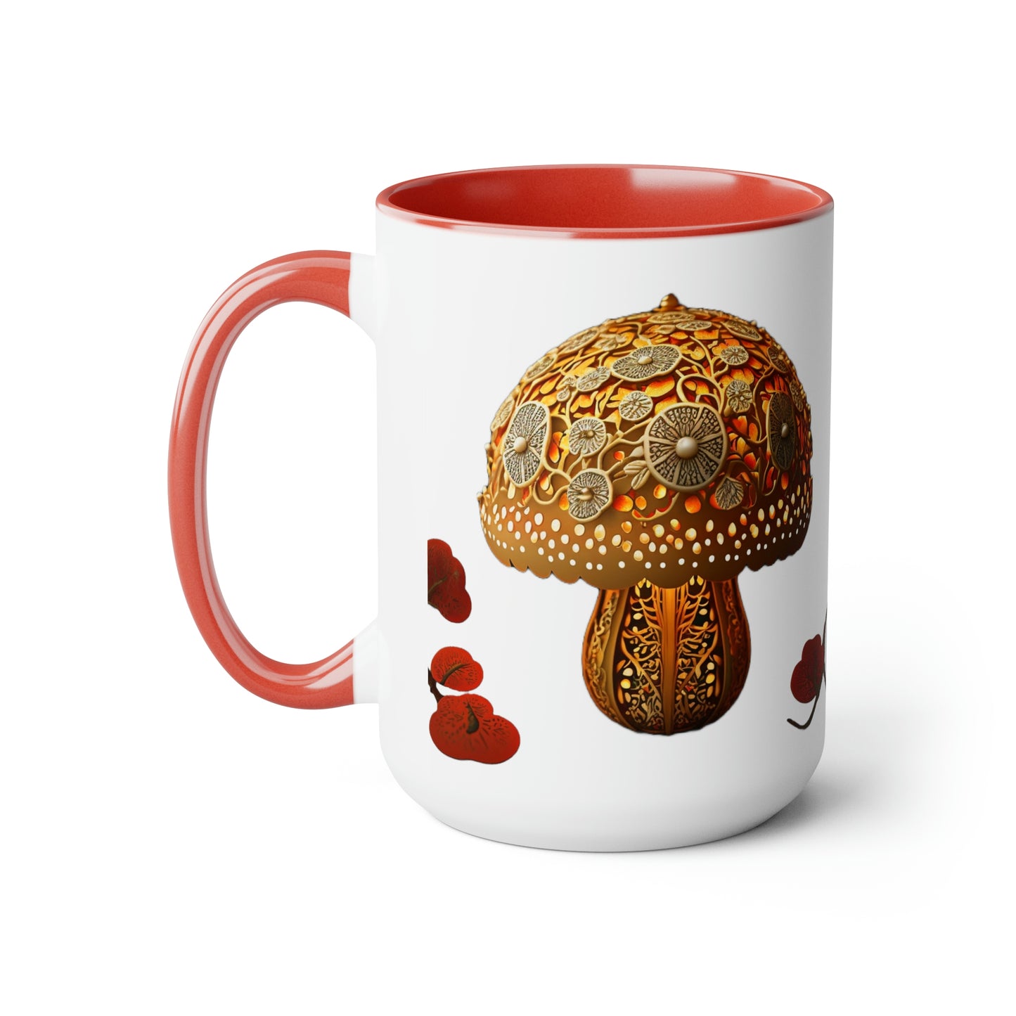 Fancy Mushroom Coffee Mug, 15oz