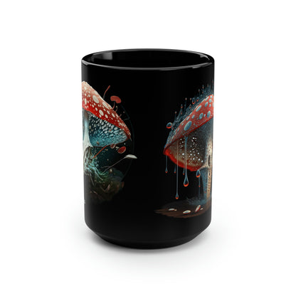 Magic Mushroom Mug #2, 15oz